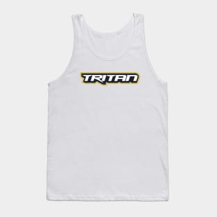 Tritan Text Yellow Tank Top
